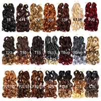 Extensions de cheveux synthétiques ondulés French Curl Originea, durables, sans nœuds, trame unique, pré-étirées, pour tresses en spirale