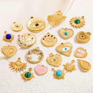 เครื่องประดับแฮนด์เมดทำมือตามสั่งทันสมัยเครื่องประดับน่ารักแบบทำจากไข่มุกเพทายทอง18K PVD ชุบสแตนเลสจี้ดีและเสน่ห์เครื่องประดับแฟชั่น - Product Image 3