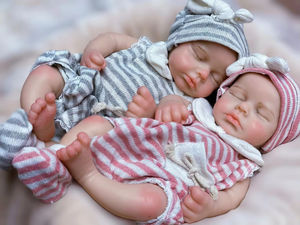 Poupée en silicone solide pour bébé fille et garçon, 33cm, ouverture de la bouche, 100% - Product Image 3