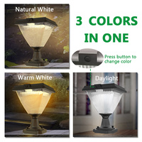 Lampe murale extérieure étanche IP65 lumière de sécurité solaire avec éclairage LED pour les lumières solaires de jardin de voie de cour