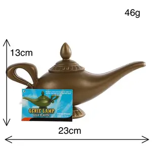 Halloween Cosplay Toy Arab Magic Genie Lamp Cosplay Halloween Party Decoration Halloween Stage Properties