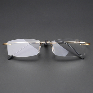 <span class=keywords><strong>Gafas</strong></span> de lectura unisex, <span class=keywords><strong>gafas</strong></span> ópticas antiluz azul para <span class=keywords><strong>presbicia</strong></span>, para mujeres y hombres, +1.0D-+4.0D, montura de titanio sin marco, <span class=keywords><strong>gafas</strong></span> de lectura - Product Image 2