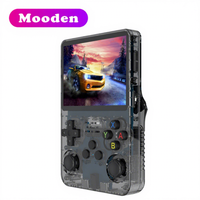 Console de Jeu Portable S R36S 64Go 10000+ Jeux Rétro Écran 3,5 Pouces Console de Jeu Vidéo Portable