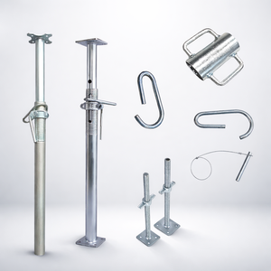 Puntal <span class=keywords><strong>de</strong></span> Construcción <span class=keywords><strong>de</strong></span> Alta Resistencia con Puntales <span class=keywords><strong>de</strong></span> Hormigón y Puntal <span class=keywords><strong>de</strong></span> Acero Ajustable que Brinda Soporte Vertical para Sistemas <span class=keywords><strong>de</strong></span> Encofrado - Product Image 1