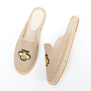 Mocassins en lin fait à la main, espadrilles personnalisables pour hommes et femmes, baskets plates de marque de haute qualité, été chinois - Product Image 2