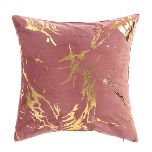 Taie d'oreiller en marbre Housse de coussin <span class=keywords><strong>bronzante</strong></span> géométrique en velours décoratif pour la maison - Product Image 3