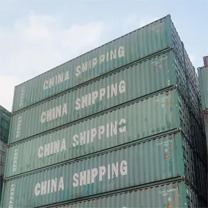Beli wadah kering pengiriman kosong 40 20 kaki 40hq untuk pengiriman obral agen Tiongkok ke australia Eropa