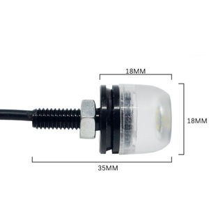 Luz LED para matrícula de coche con ojo de águila, 5630 3SMD, luz de marcha atrás con lente, luz diurna, bombilla modificada para matrícula - Product Image 5