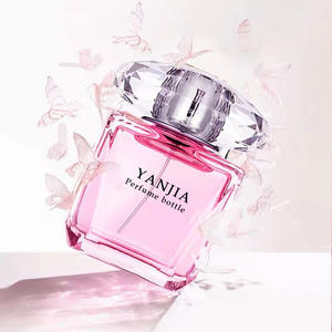 SHINE <span class=keywords><strong>Doully</strong></span> - Botella de Perfume Cuadrada de Cristal Vacía de Alta Calidad para Mujer, 30 ml/50 ml/90 ml, Difusor de Aroma con Bomba para Aceite de Perfume - Product Image 3