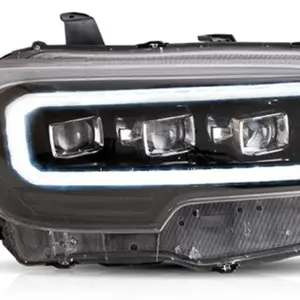 XRY-CD seri Tacoma lampu depan mobil, Aksesori Mobil LED penuh lampu depan pasang dan mainkan untuk lampu depan tacoma