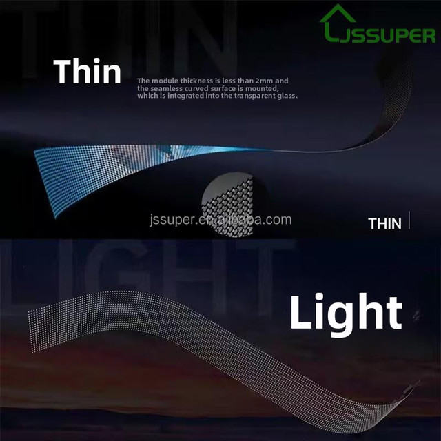 Holographic Invisible LED Transparent Screen Grille Display Electronic Full-Color Advertising Screen
