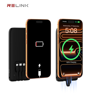 Stazione di ricarica condivisa Relink a 12 slot per power bank con codice QR, con dock di ricarica portatile da 8000 mAh per ristoranti e caffè - Product Image 4