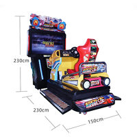 Machine de jeu d'arcade de course de voiture de haute qualité 55 pouces VR équipement de course de simulation à pièces bon marché