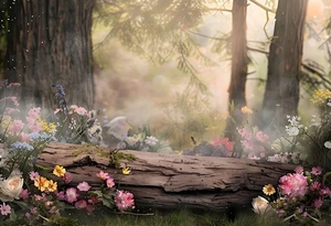 Fondo Fotográfico Bosque Primaveral Mágico Encantado Natural para Retratos de Cumpleaños Infantiles Decoración de Estudio Fotográfico - Product Image 3