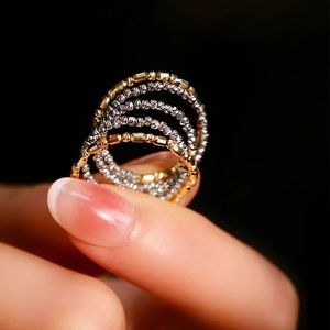 Bague Élastique de Luxe en Or 18K (AU750) Style Simple Ins, Gravée au Laser – Vente en Gros Usine Xinfly - Product Image 4