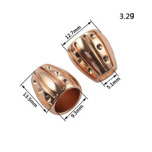 Puntas de encaje de zapatos doradas y plateadas a la moda al por mayor cordones de zapatos con logotipo grabado cabeza Aglets tapón para ropa zapatos y natación - Product Image 4