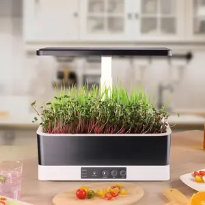 Vendita calda fioriera per verdure schermo LCD Touch Panel controllo WIFI led grow light system Smart Garden con controllo APP