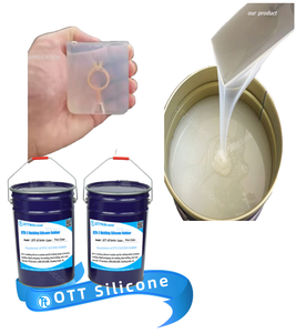 Échantillon <span class=keywords><strong>gratuit</strong></span> rtv2 silicone haute transparence bijoux moule silicone liquide caoutchouc platine durcissement deux composants silicone liquide - Product Image 1