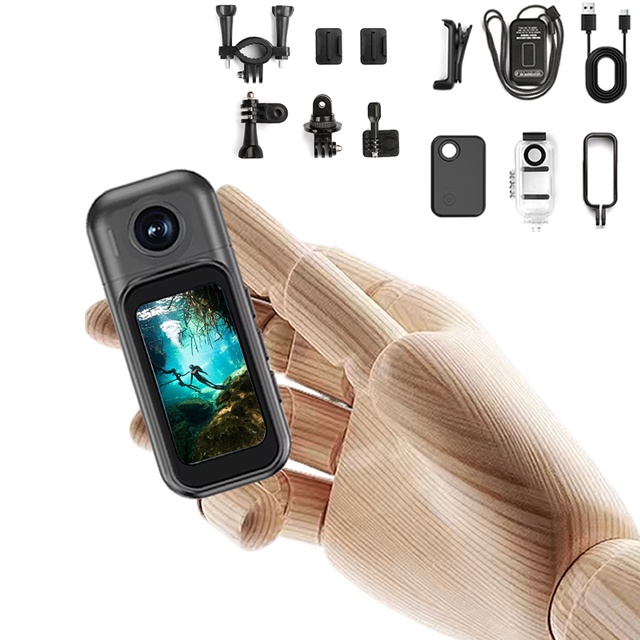 Relee H91 1.47'' Touch Screen 1080P Waterproof Underwater 30m WiFi 120 Wide Angle Sports Action Camera Wearable