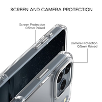 Étui magnétique Heybingo transparent en TPU+PC, résistant aux chocs et étanche pour 13 Pro Max