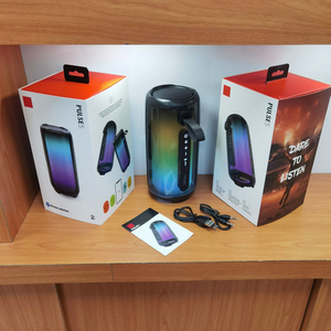 Xung 5 Gia Đình K Bài Hát Loa Không Dây Di Động Cột RGB Bầu Không Khí Đèn Âm Thanh Boombox Ngoài Trời Không Thấm Nước Loa Siêu Trầm Với Mic - Product Image 1