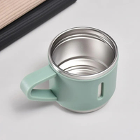 Bouteille isotherme à double paroi en acier inoxydable 304, faible MOQ usine, avec deux couvercles, ensemble cadeau