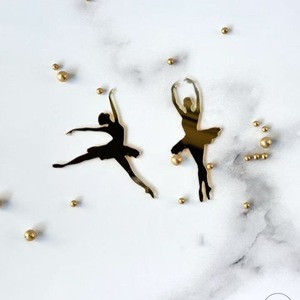 Décoration de gâteau en acrylique « Honey And Sweetness Ballet Girl », lot de 6 pièces, pour fête d'anniversaire - Product Image 4