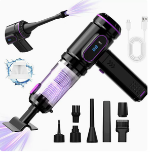 Aspiradora de Mano de 80W, Funciona con Batería, Filtro HEPA Portátil, Motor sin Escobillas, Capacidad de Polvo de 0.3L, Uso Doméstico - Product Image 2
