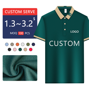 Custom OEM ODM Popular Hot Sale Wholesale Quick Dry Polo Collar Short Sleeves Golf Fashion Polo Shirt
