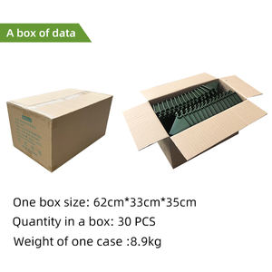 أواني زراعة نباتات بلاستيكية معلقة للحدائق الداخلية المنزلية بتصميم نصف دائري مثبتة على الحائط - Product Image 3