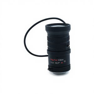 Objectif de vision industrielle à contrôle d'iris DC 6 mégapixels, monture CS automatique, 5 mm-50 mm, mise au point fixe, capteur de caméra 1/2,7, manuel, 2 MP, 2,8 mm Musi - Product Image 1