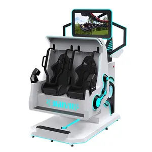 9D VR Virtual Reality Spielmaschine 2-Sitzer Achterbahnsimulator Kapsel 360-Grad Arcade-Spiel Dubai VR Kino