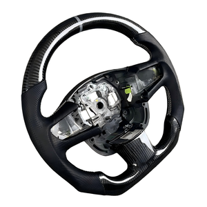 Volant de voiture en fibre de carbone forgée avec LED pour Peugeot RCZ 206 <span class=keywords><strong>308</strong></span> 307 407 605 508 208 404 CC MK2 3008 <span class=keywords><strong>GT</strong></span> Line GTI <span class=keywords><strong>SW</strong></span> <span class=keywords><strong>2015</strong></span> 2022 - Product Image 3