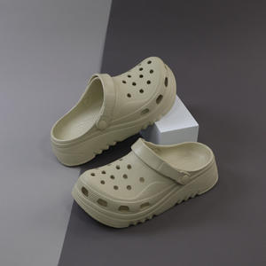 Sabots pour hommes kaki en EVA anti-odeur antidérapants à bout fermé pour l'été, nouveau style 2026, épaisseur moyenne, talon de 2-3 cm - Product Image 4