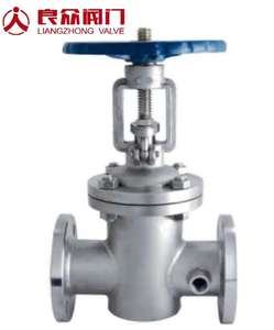 Valvola colata in acciaio inox argento di alta qualità manuale del volantino flangia tipo Z41W-150LB-8in valvola a saracinesca - Product Image 3