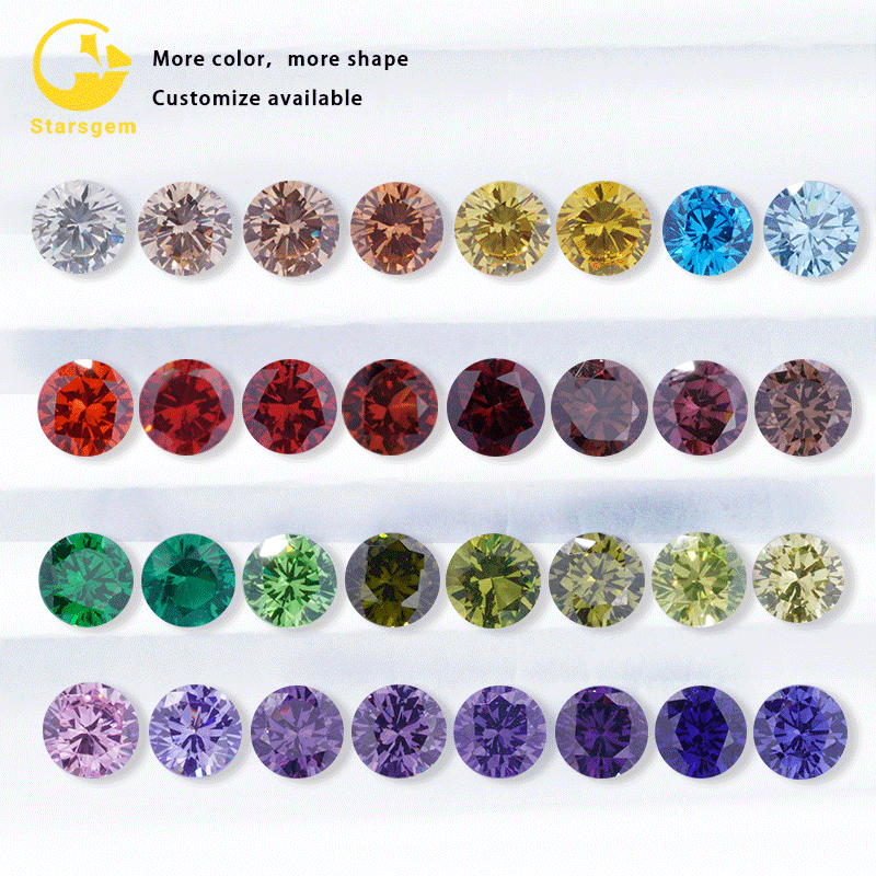 Starsgem Loose Gemstone Manufacturer Zircon CZ Stone Cubic Zirconia