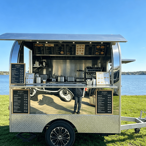 Food Trailers Fully Equipped Europe Standard European Food Trailer Mobile Food <b>Caravan</b> Trailer Mobile Spain Churros Trailer - Product Image 6