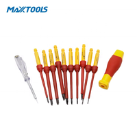 Juego de Destornilladores Intercambiables Aislados VDE 1000V Profesional, 12 Piezas, Acero S2, Kit de Herramientas para Electricistas, Puntas Magnéticas, OEM ODM