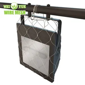 China Stainless Steel Anti-Theft Security Metal Wire Rope Mesh Bag