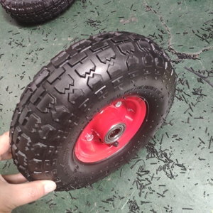 10 pouces 3.00-4 3.50-4 Air Pneumatique <span class=keywords><strong>Gonflable</strong></span> En Caoutchouc <span class=keywords><strong>Pneu</strong></span> Roue pour Hand Truck Trolley Tondeuse À Gazon Épandeur <span class=keywords><strong>Brouette</strong></span> - Product Image 1