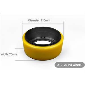 ล้อขับเคลื่อนยาง PU ยี่ห้อ JIALIFT สำหรับอะไหล่และอุปกรณ์เสริม ได้รับการรับรองมาตรฐาน ISO 9001  ใช้งานได้ยาวนาน เคลือบโพลียูรีเทน ทนทาน - Product Image 4