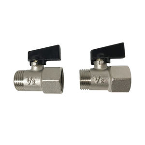 1/4 mâle femelle OEM ODM Standard usine chinoise eau laiton Mini vanne de vidange à bille - Product Image 5