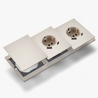 Interruptores y Enchufes de Pared WESA Ultrafinos con Botón Pulsador EU de 1/2/3 Vías con Enchufe USB Tipo C, Combinación Libre, Diseño Moderno de Lujo