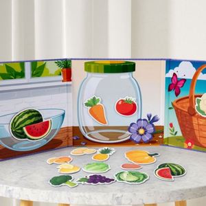 Juguetes Educativos Tempranos, Divertidos y Reutilizables, Pegatinas Magnéticas, Juguetes de Viaje, Imanes para Refrigerador, Rompecabezas para Niños - Product Image 4