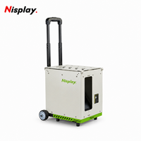 Lanceur automatique de balles de tennis Nisplay N3 en alliage d'aluminium, contrôle par application, 80+ balles pour l'entraînement professionnel
