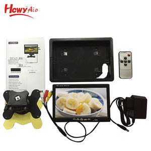 มินิแบบพกพา7 "รถพีซีจอแสดงผล LCD 2 AV TFT จอทีวี AV รถยนต์ขนาดเล็ก - Product Image 6