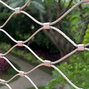 Tùy chỉnh cắt 7x7 Cấu trúc đồng bằng dệt dây thép không gỉ dây lưới lưới bền dệt kim dây lưới lan can lan can - Product Image 2