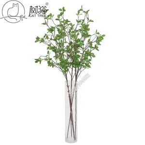 Новейший высококачественный лист с длинной ветвью пластиковый цветок Искусственный лист дерева для украшения вазы
