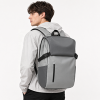 Mochila Expandible con Cierre de Cremallera SBS, Mochila para Portátil con Bolsillo para Botella de Agua, Mochila Impermeable para Viajes y Actividades al Aire Libre
