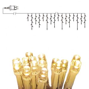 Luces LED de Navidad tipo carámbanos, 400 L, blanco cálido, para decoración interior y exterior - Product Image 2